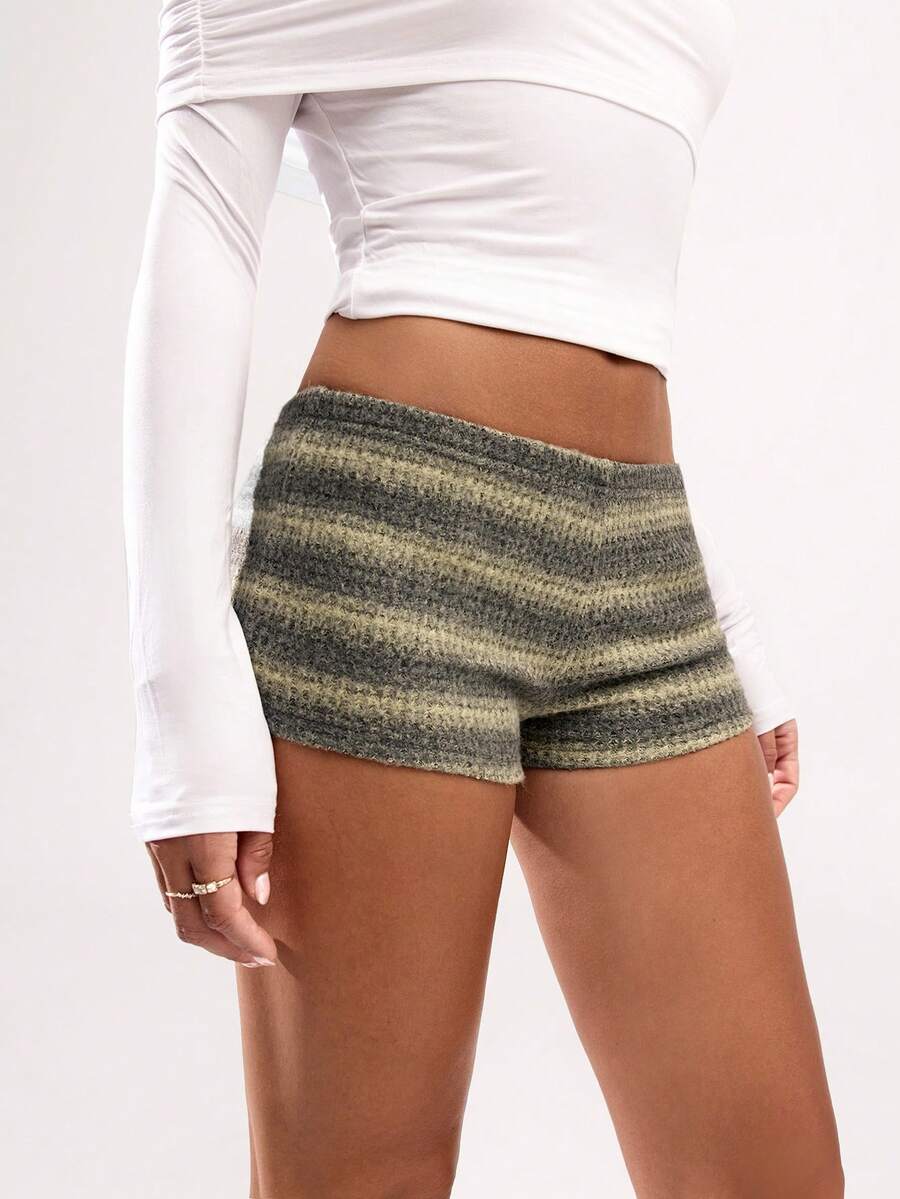 SHEIN BAE Women's Minimalist Fashion Shorts, Suitable For Summer