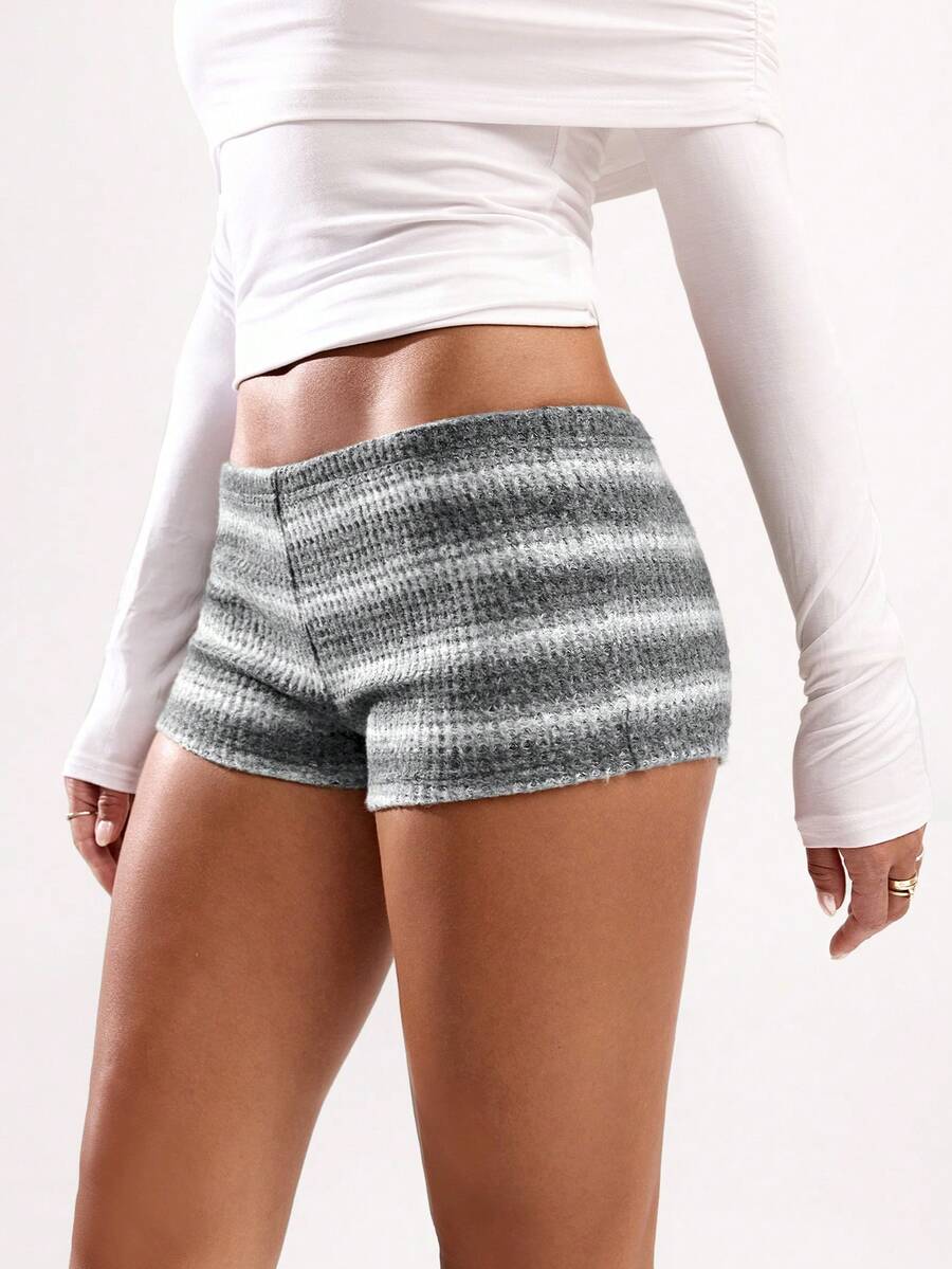 SHEIN BAE Women's Minimalist Fashion Shorts, Suitable For Summer