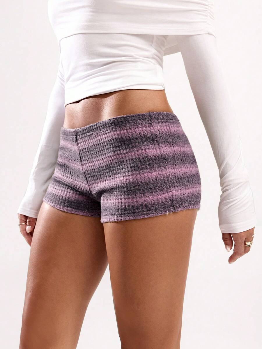 SHEIN BAE Women's Minimalist Fashion Shorts, Suitable For Summer