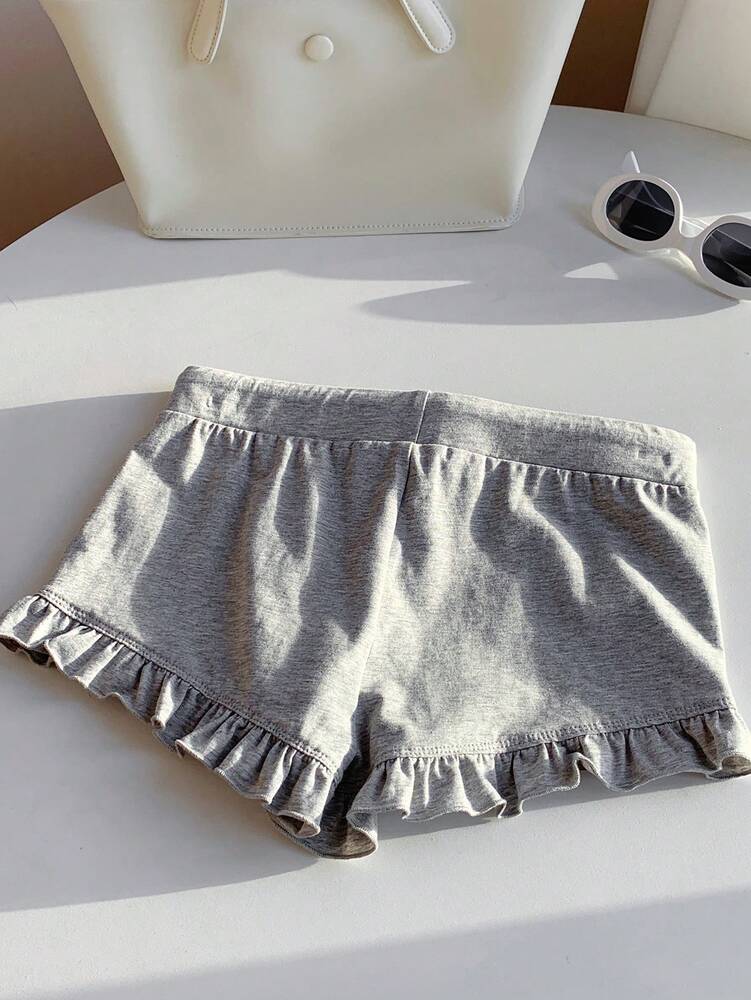 Comfortcana Women's Cat Print Drawstring Waist Casual Versatile Shorts