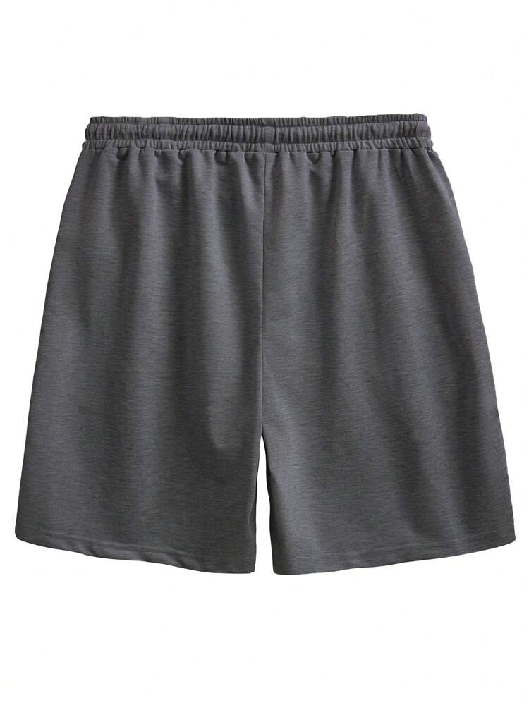 Manfinity Homme Men's Striped Drawstring Waist Loose Fit Shorts