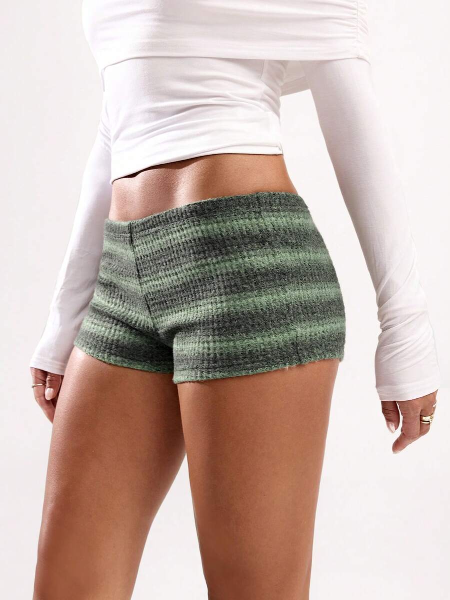 SHEIN BAE Women's Minimalist Fashion Shorts, Suitable For Summer